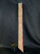 Original signed Mose T long green snake Folk Art with signature soda can tab hanger…..1-7/8 x 17-3/4