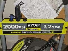 Ryobi 12-in electric 2300 PSI Max 1.4 GPM max power washer