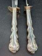 Beautiful Sterling Handled Carving Set