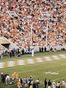 Framed University of Tennessee poster "107,608" 40x14.5 in tall.