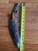 2 Ghurka Style Horn Handle Dagger Set with sheath.