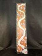 Original signed Mose T light green snake Folk Art with signature soda can tab hanger…..4-1/2 x 21-1/2
