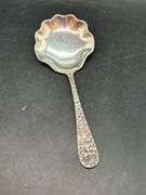 STIEFF Sterling Silver Repousse Bon Bon Spoon…..33 grams