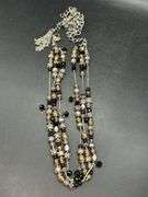 Chico’s triple strand heavily beaded ladies belt…..adjustable for waist size