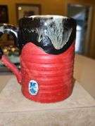 Incredible Early 20th Century Japanese Sumida Gawa 4" Mug in excellent vintage condition...