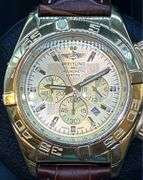 REPRODUCTION Breitling 1884 Chronometre Certifie Watch with the leather band…..THIS WATCH IS NOT ORIGINAL NOR AUTHENTIC