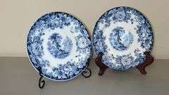 (2) Vintage Allerton’s Kenilworth English 6” Dessert Plate…..no chips or cracks…..makers mark on back is blurry