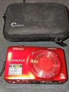 Nikon Coolpix 16 megapixel digital camera. No charger. Untested.