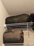 Two sleeping bags. Condition unknown.