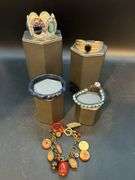Nice selection of costume bracelets…..stretchy, cuff, bangle and more….2 still have tags