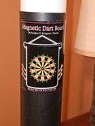 Magnetic dart board (missing 1 red dart), bobblehead Einstein needs battery, and mini Disco light works.