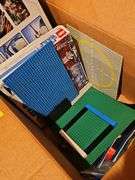 Legos grouping as shown. Cannot guarantee that all pieces are in the boxes.
