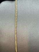 14K yellow gold 18” rope chain…..5 grams….marked 585