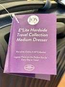 NEW Joy Mangano E*Lite Travel Collection Medium Dresser with lock & keys