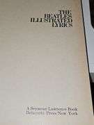 The Beatles authorized biography and The Beatles illustrated lyrics. Both are hard back