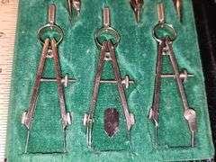 Vintage drafting tools made in Germany.