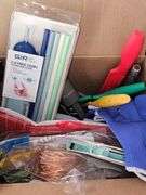 Box of kitchen items.