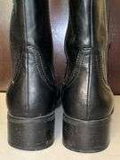 LIKE NEW Very nice pair of Etienne Aigner black leather E-Corliss-Black-Lass knee boots…..size 8-1/2M