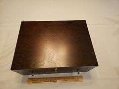 Nice wooden silverware case...