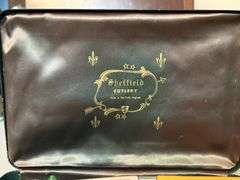 Set of (6) Vintage PeerEdge Regent Cutlery Sheffield steak knives with original case