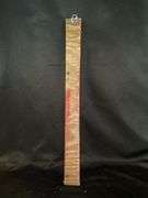 Original signed Mose T long skinny blue snake Folk Art with signature soda can tab hanger…..1-1/2 x 18