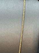 14K yellow gold 18” rope chain…..5 grams….marked 585