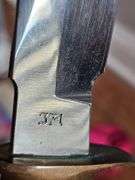 Guttman Cutlery Company (G.C. CO. ITALY) Bowie Knife. Blade is stamped "G.C.Co. Italy" and "Bowie" on the front and "377" on the reverse.