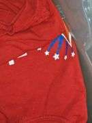 Tub of ladies t-shirts and sweatshirts. Size medium.