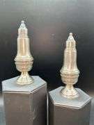 Pair of Atkins (246) weighted sterling salt & pepper shakers…..297 total grams