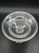 Very nice unmarked weighted sterling compote…..5-3/8”D x 5” tall…..159 grams