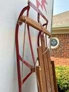 Vintage Flexible Flyer III Sled…..49” long x 20-1/2w (measuring width including steering)