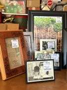 Tote full of NEW various size picture frames