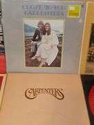 Albums by The Carpenters, Peter Paul and Mary, Blood Sweat And Tears.