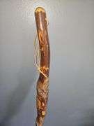 Twisted Vine Spiral Wooden Cane Walking Stick ~ 55"...