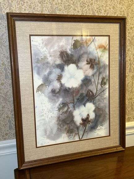 Signed and numbered (175/2000) “Daughter of Delta II” print by Cecilia Lin…..17-1/2 x 21-3/4 image
