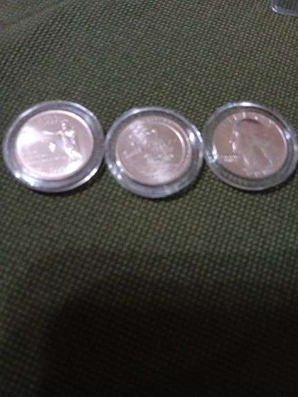 Set of 3 coins..see description and photos image