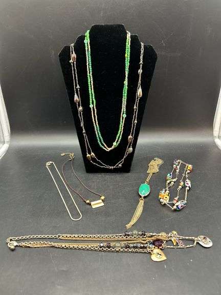 Nice selection of costume necklaces in various lengths image