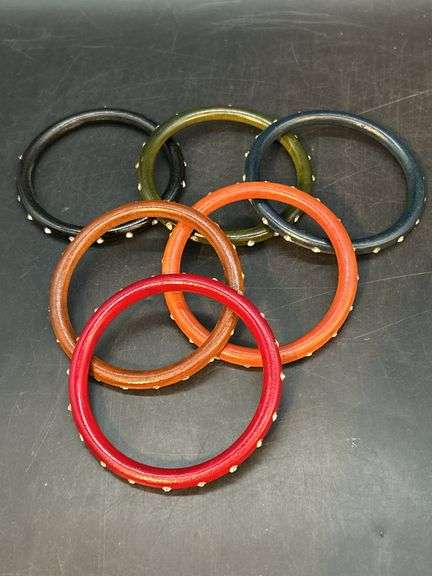 (6) wooden stack bangles image