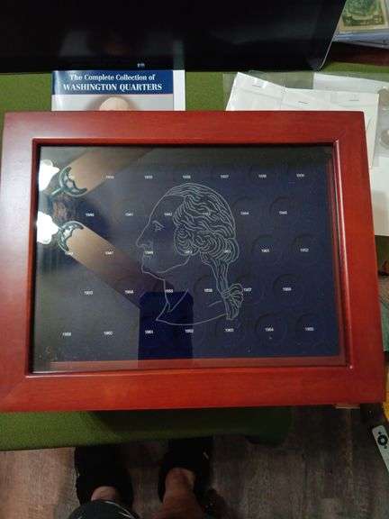 Very nice collector box for the complete collection of Washington quarters. Excellent condition. image