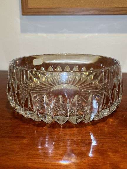 Gorham Althea Full Lead Crystal Serving Bowl…..7-1/2”D x 3-1/2” tall
