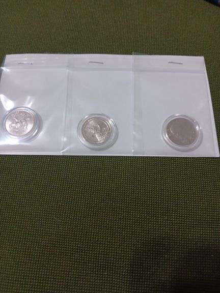 Set of 3 coins...see descriptions image