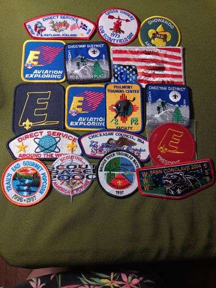 Group of
17 Boy Scout patches. see photos image