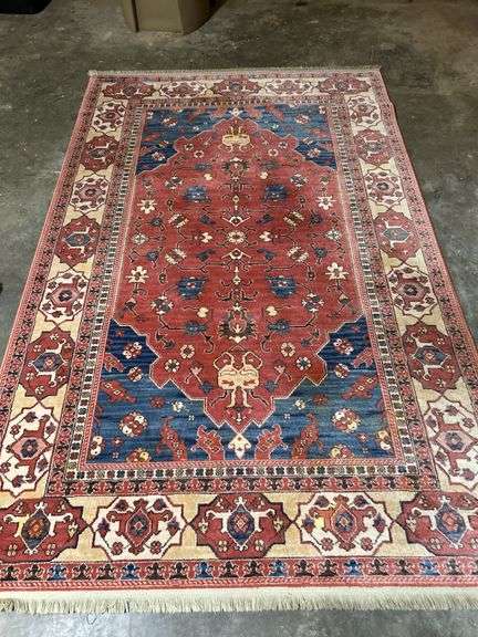Karastan Williamsburg Rug…..pattern 553, Turkish Church…..5.7 x 8.6 image