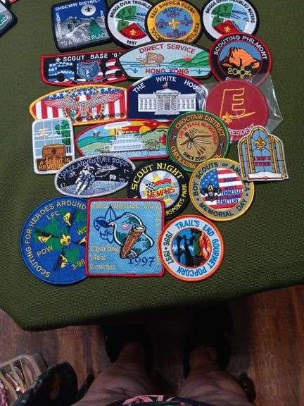 Group of 20 Boy Scout patches. see photos image