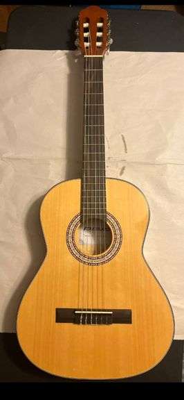Firebrand Junior Acoustic guitar in case with shoulder carry strap. Received as a gift and never touched so brand new.