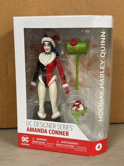 DC COLLECTIBLES DESIGNER SERIES (Amanda Conner) Holiday Harley Quinn action figure