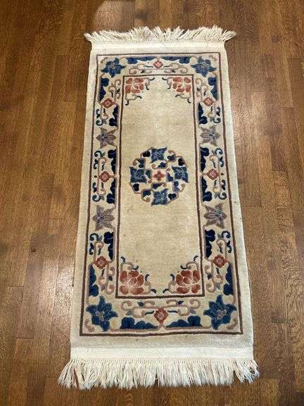 Multi-color 24 x 51-1/2 thick pile area rug image