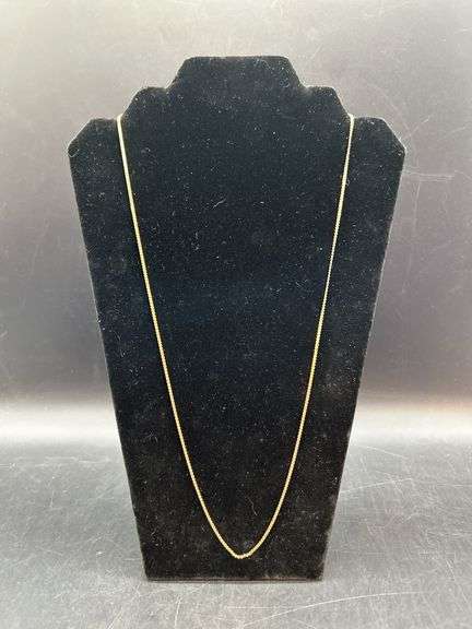 14K yellow gold 26” chain…..5 grams image