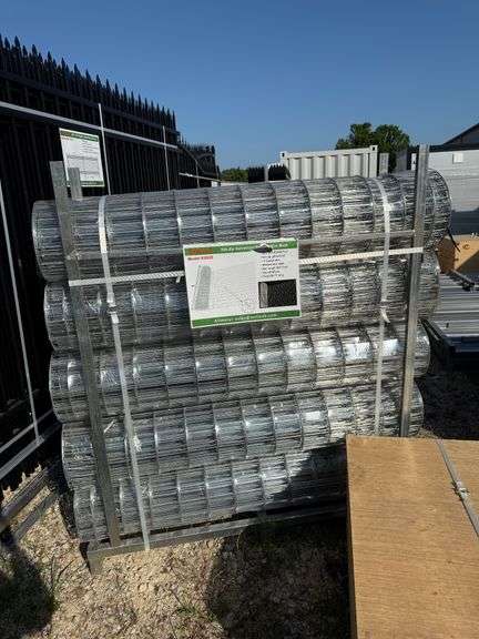 Unused 2024 AllMetal Hot-dip Galvanized Welded Wire Mesh, K0520 image