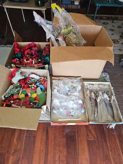 Large Collection of Christmas Ornaments... image